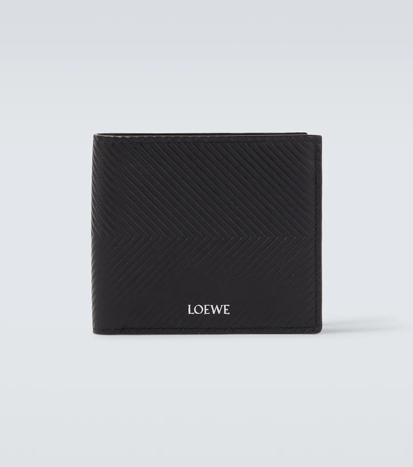  Loewe Loewe Logo Leather Bifold Wallet 