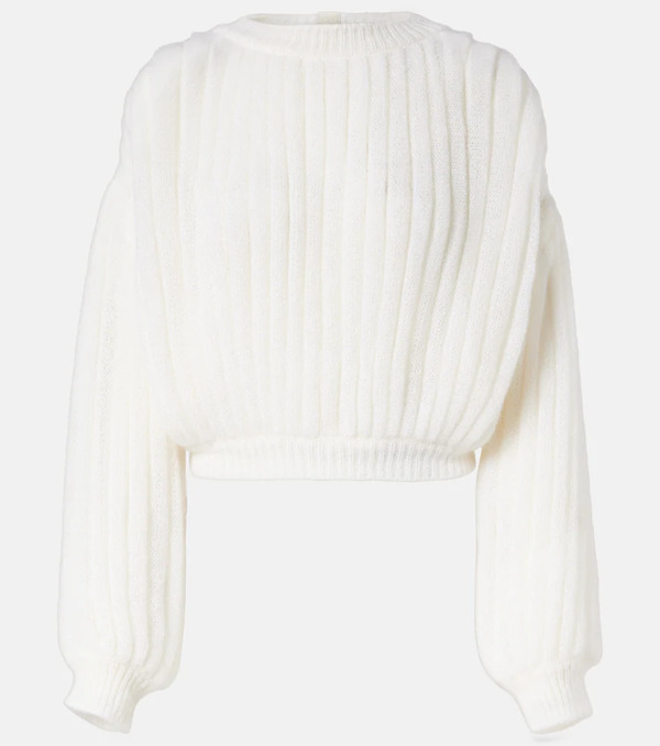  Loewe Loewe Mohair And Cotton-blend Sweater 