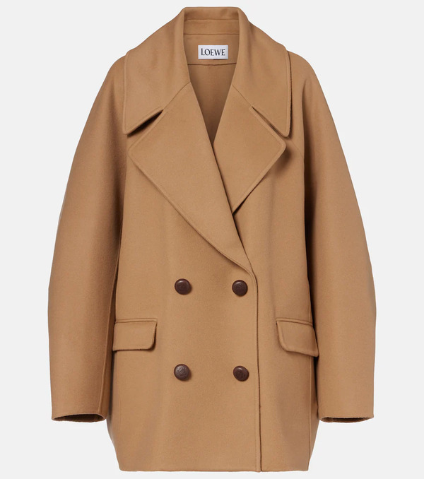  Loewe Loewe Oversized Wool Peacoat 