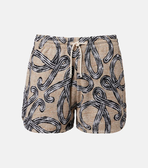  Loewe Loewe Paula's Ibiza Anagram Cotton-blend Shorts 