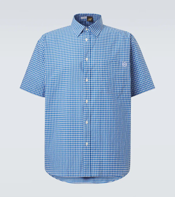  Loewe Loewe Paula's Ibiza Checked Cotton-blend Shirt 