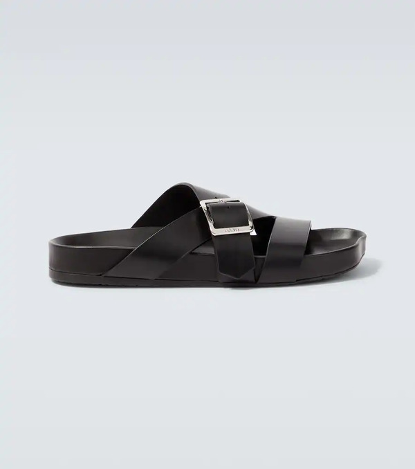  Loewe Loewe Paula's Ibiza Ease Buckle Leather Sandals 