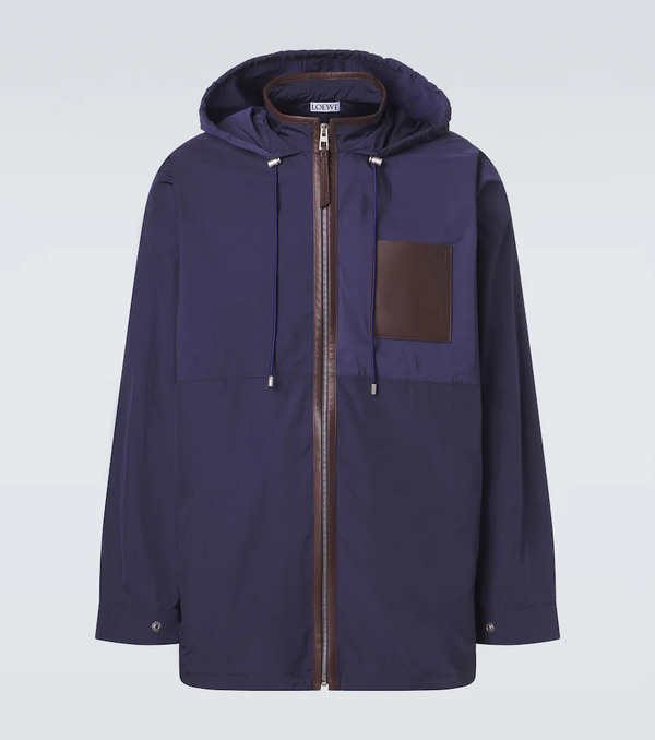  Loewe Loewe Paula's Ibiza Leather-trimmed Ripstop Jacket 