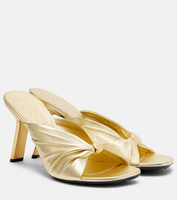  Loewe Loewe Paula's Ibiza Pebble Soft Leather Mules 