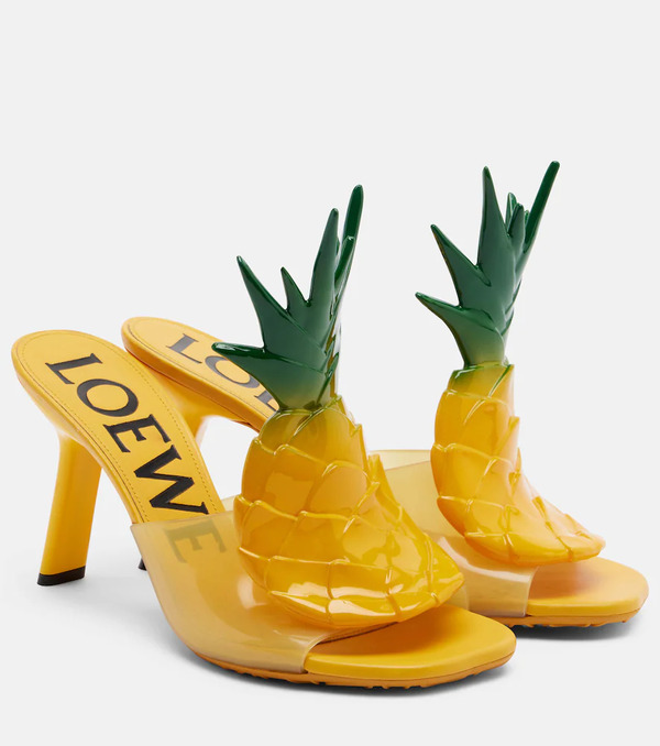  Loewe Loewe Paula's Ibiza Petal Pvc Mules 