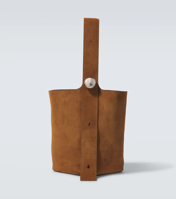  Loewe Loewe Pebble Large Suede Tote Bag 
