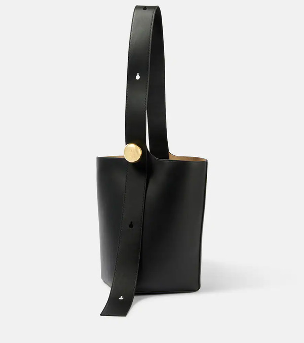  Loewe Loewe Pebble Medium Leather Bucket Bag 