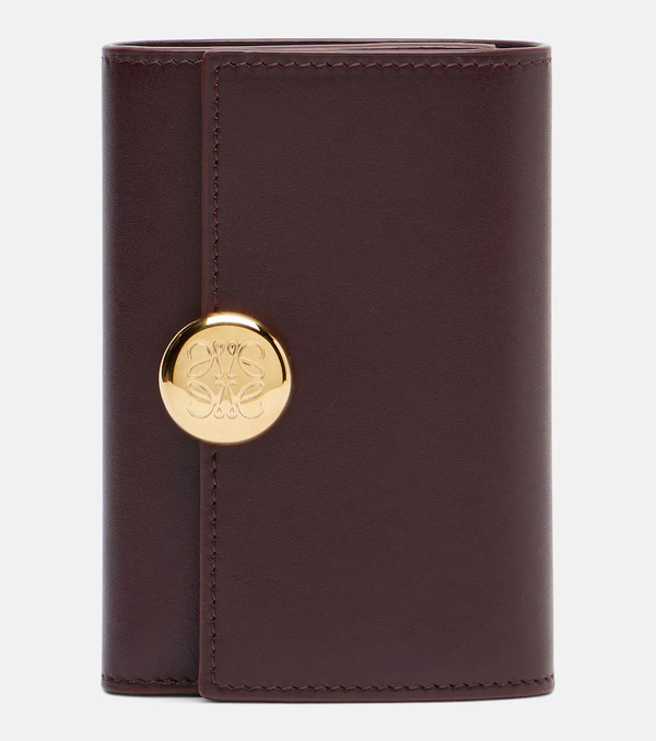  Loewe Loewe Pebble Small Leather Wallet 