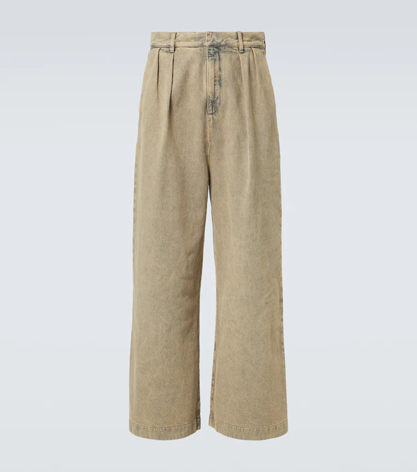  Loewe Loewe Pleated Wide-leg Jeans 