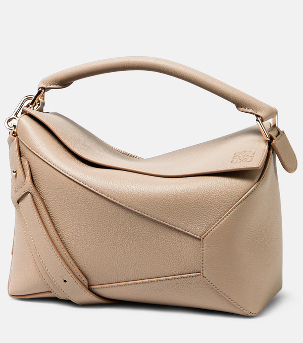  Loewe Loewe Puzzle Edge Medium Leather Top-handle Bag 