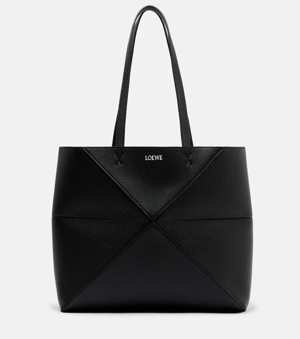  Loewe Loewe Puzzle Fold Medium Leather Tote Bag 