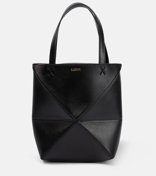  Loewe Loewe Puzzle Fold Mini Leather Tote Bag 