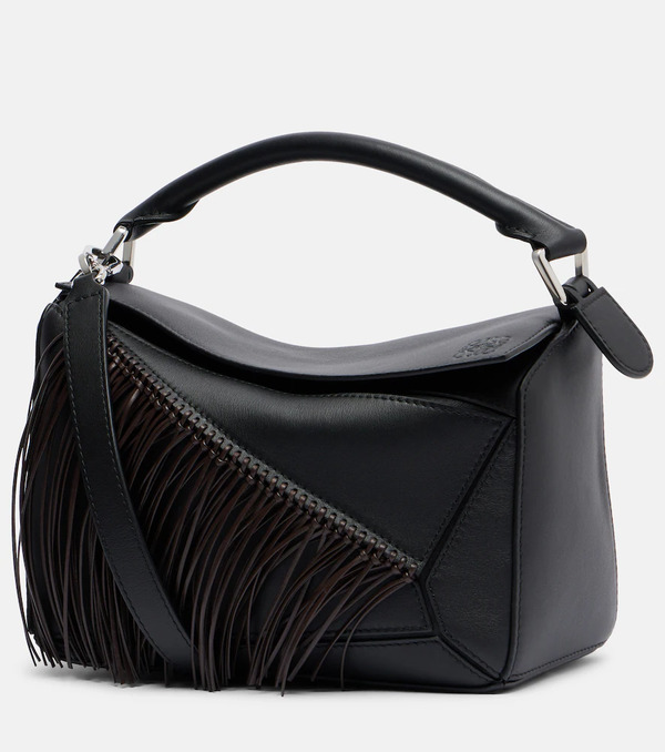  Loewe Loewe Puzzle Small Fringed Leather Top-handle Bag 