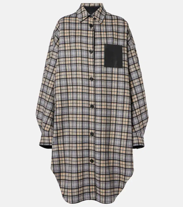  Loewe Loewe Reversible Wool And Cashmere Coat 