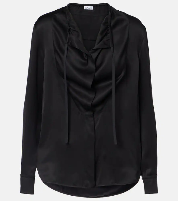  Loewe Loewe Silk Satin Blouse 