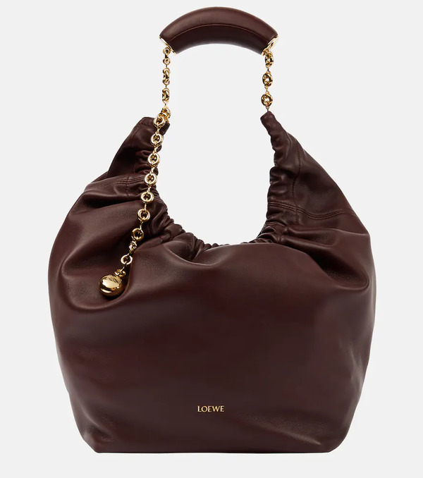  Loewe Loewe Squeeze Medium Leather Shoulder Bag 