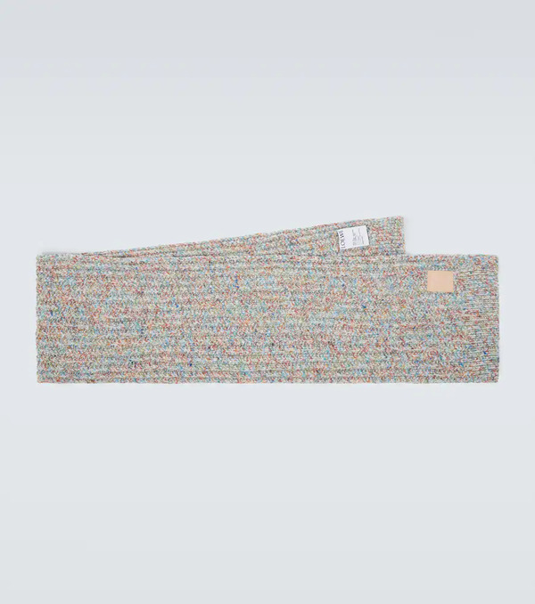  Loewe Loewe Wool And Cashmere-blend Scarf 