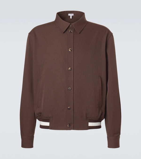  Loewe Loewe Wool Gabardine Blouson Jacket 