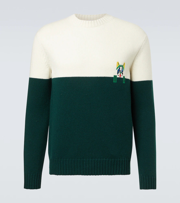  Loewe Loewe X Louis Wain Embroidered Wool Sweater 