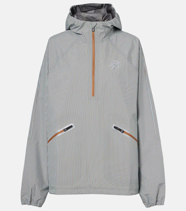  Loewe Loewe X On Storm Striped Half-zip Jacket 