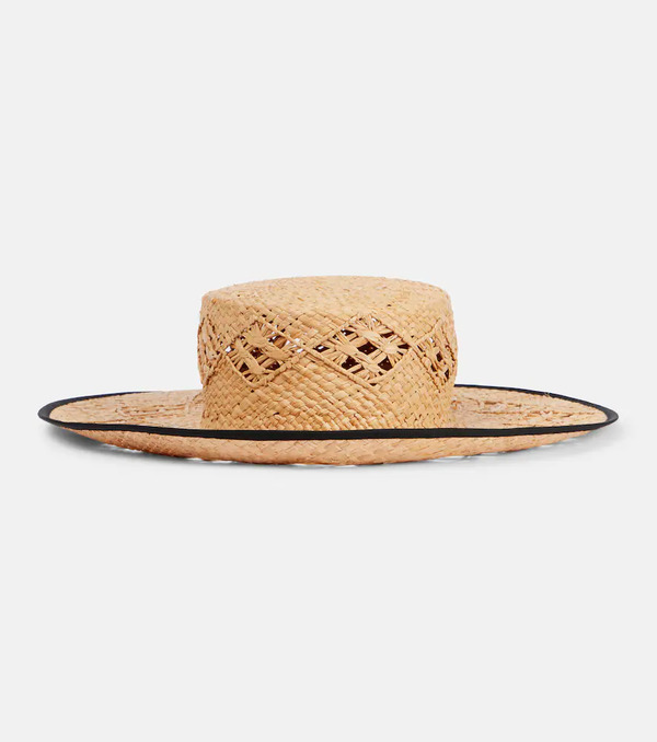  Loro Piana Loro Piana Artemisia Raffia Sun Hat 