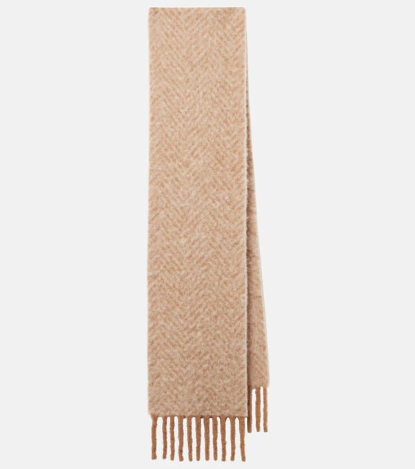  Loro Piana Loro Piana Chevron Alpaca-blend Scarf 