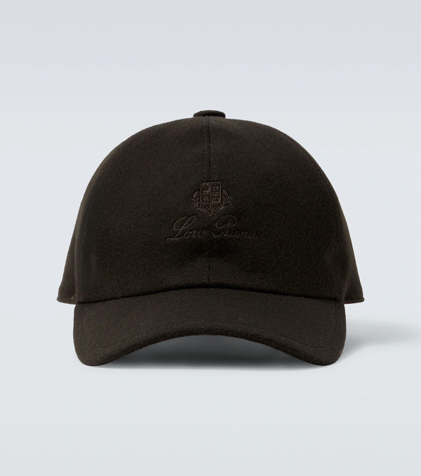  Loro Piana Loro Piana Logo Embroidered Suede Baseball Cap 