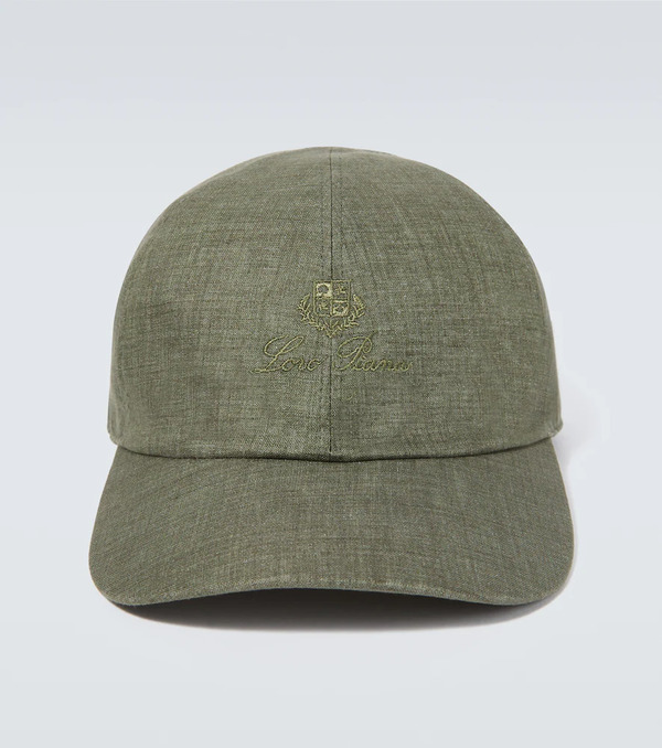  Loro Piana Loro Piana Logo Linen Hat 