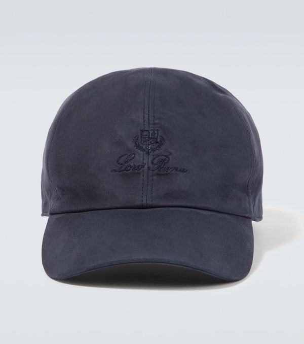  Loro Piana Loro Piana Logo Suede Baseball Cap 