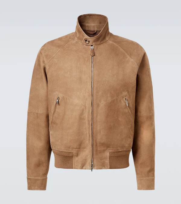  Loro Piana Loro Piana Novak Suede Bomber Jacket 