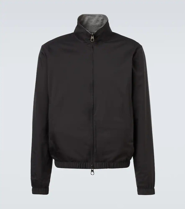  Loro Piana Loro Piana Reversible Cashmere Bomber Jacket 
