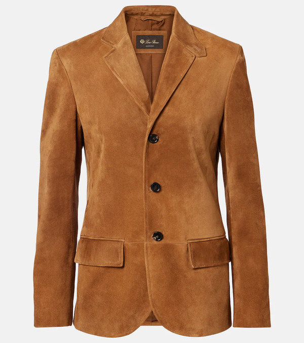  Loro Piana Loro Piana Suede Blazer 