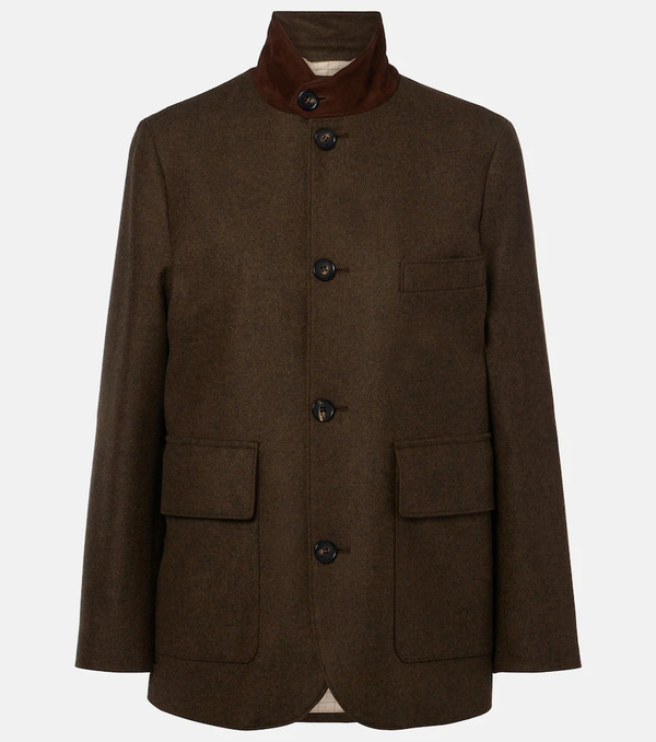  Loro Piana Loro Piana Wool And Cashmere Jacket 