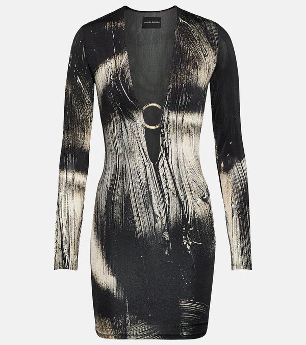  Louisa Ballou Louisa Ballou Helios Printed Minidress 