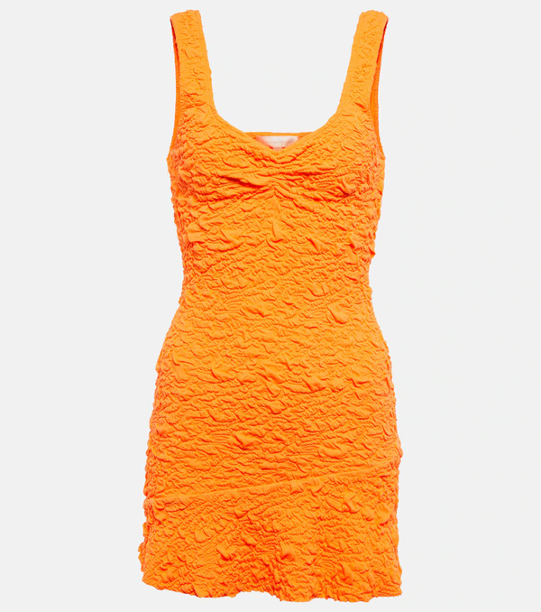  Loveshackfancy Loveshackfancy Bartlette Crinkled Minidress 