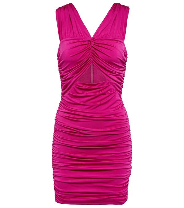  Loveshackfancy Loveshackfancy Bayana Ruched Cutout Minidress 