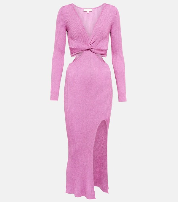  Loveshackfancy Loveshackfancy Bernette Lurexâ® Cutout Dress 