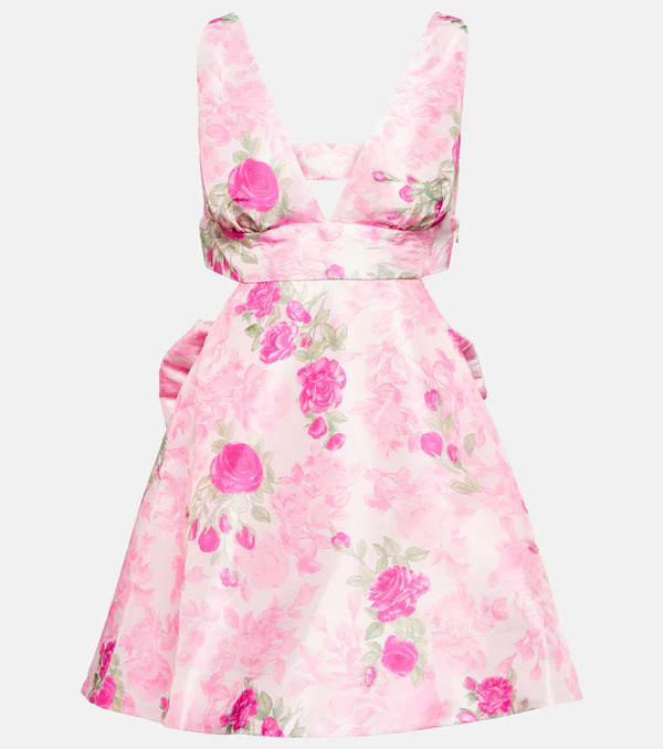  Loveshackfancy Loveshackfancy Till Cutout Floral Minidress 