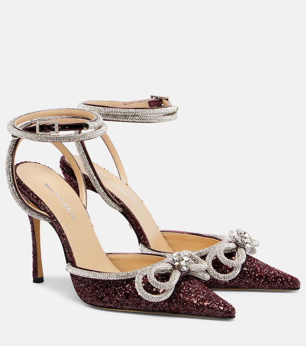  Mach & Mach Mach & Mach Double Bow 110 Embellished Pumps 