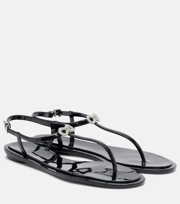  Mach & Mach Mach & Mach Riviera Embellished Thong Sandals 