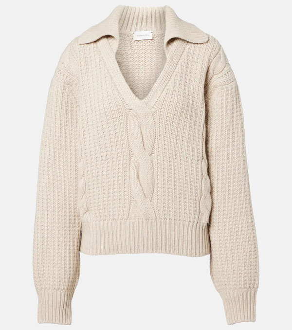  Magda Butrym Magda Butrym Cable-knit Cashmere Sweater 