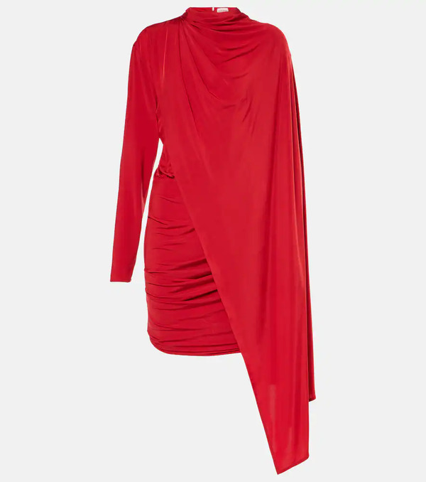  Magda Butrym Magda Butrym Caped Cupro-blend Minidress 