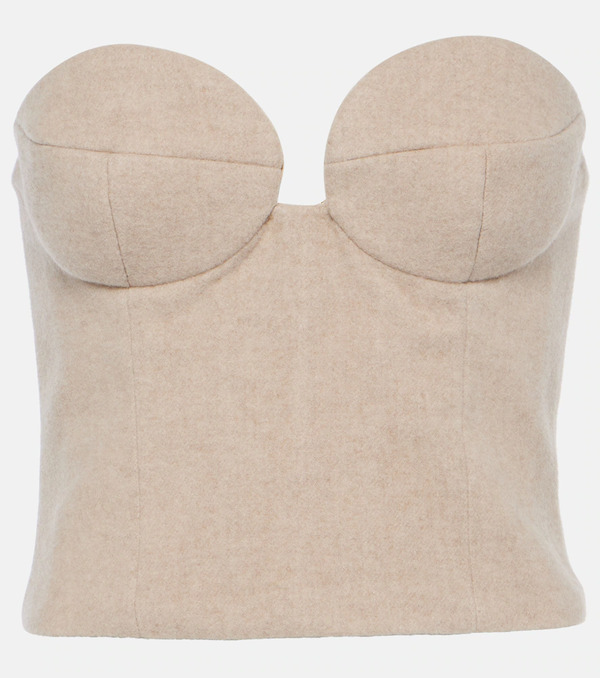  Magda Butrym Magda Butrym Cashmere Bustier 