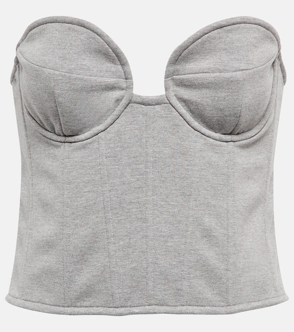  Magda Butrym Magda Butrym Cotton-blend Jersey Bustier 