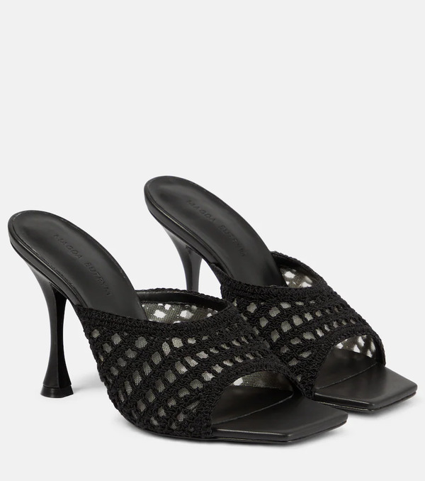  Magda Butrym Magda Butrym Crystal-embellished Mules 