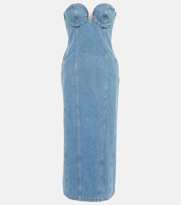  Magda Butrym Magda Butrym Denim Midi Dress 