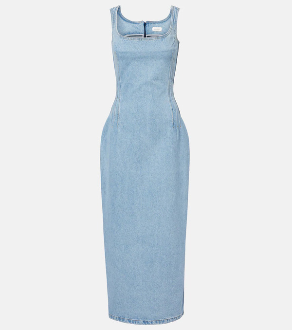  Magda Butrym Magda Butrym Denim Midi Dress 
