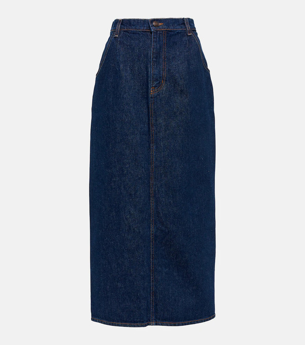  Magda Butrym Magda Butrym Denim Midi Skirt 