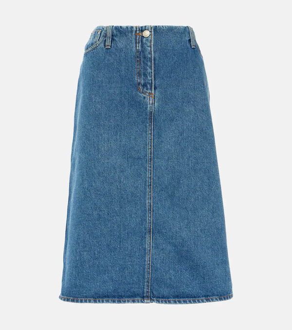  Magda Butrym Magda Butrym Denim Midi Skirt 
