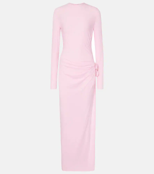  Magda Butrym Magda Butrym Floral-applique Jersey Gown 